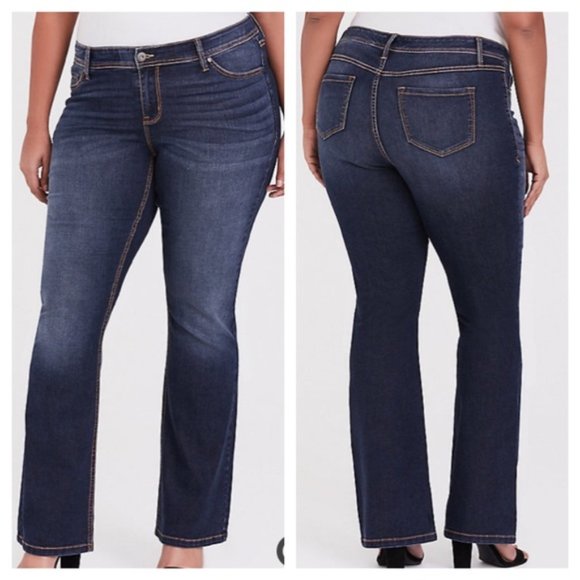 Torrid Barely Boot Dark Wash Jeans 22 X Tall
